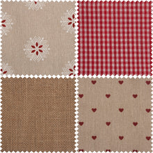 Load image into Gallery viewer, Fat Quarter Pack - Red &amp; Natural