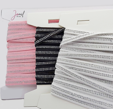 Elastic - Diamante Trim - 10 mm