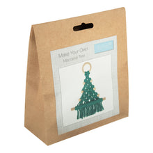 Load image into Gallery viewer, Christmas Tree Macrame Kit