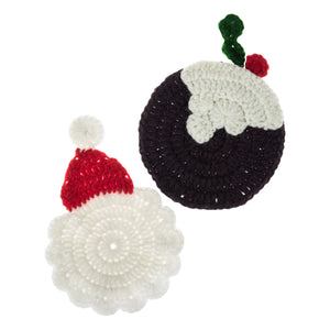 Crochet Coasters - Christmas