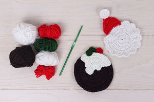 Crochet Coasters - Christmas