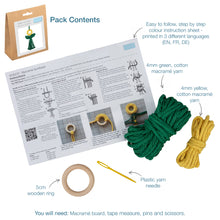 Load image into Gallery viewer, Sunflower Macrame Kit