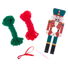 Load image into Gallery viewer, Nutcracker Pom Pom Decoration Kit