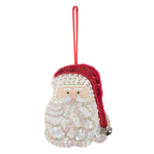 Load image into Gallery viewer, Sequin Santa Decoration Kit