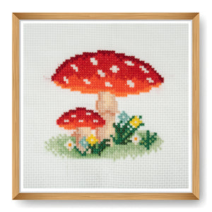 Cross Stitch - Toadstool