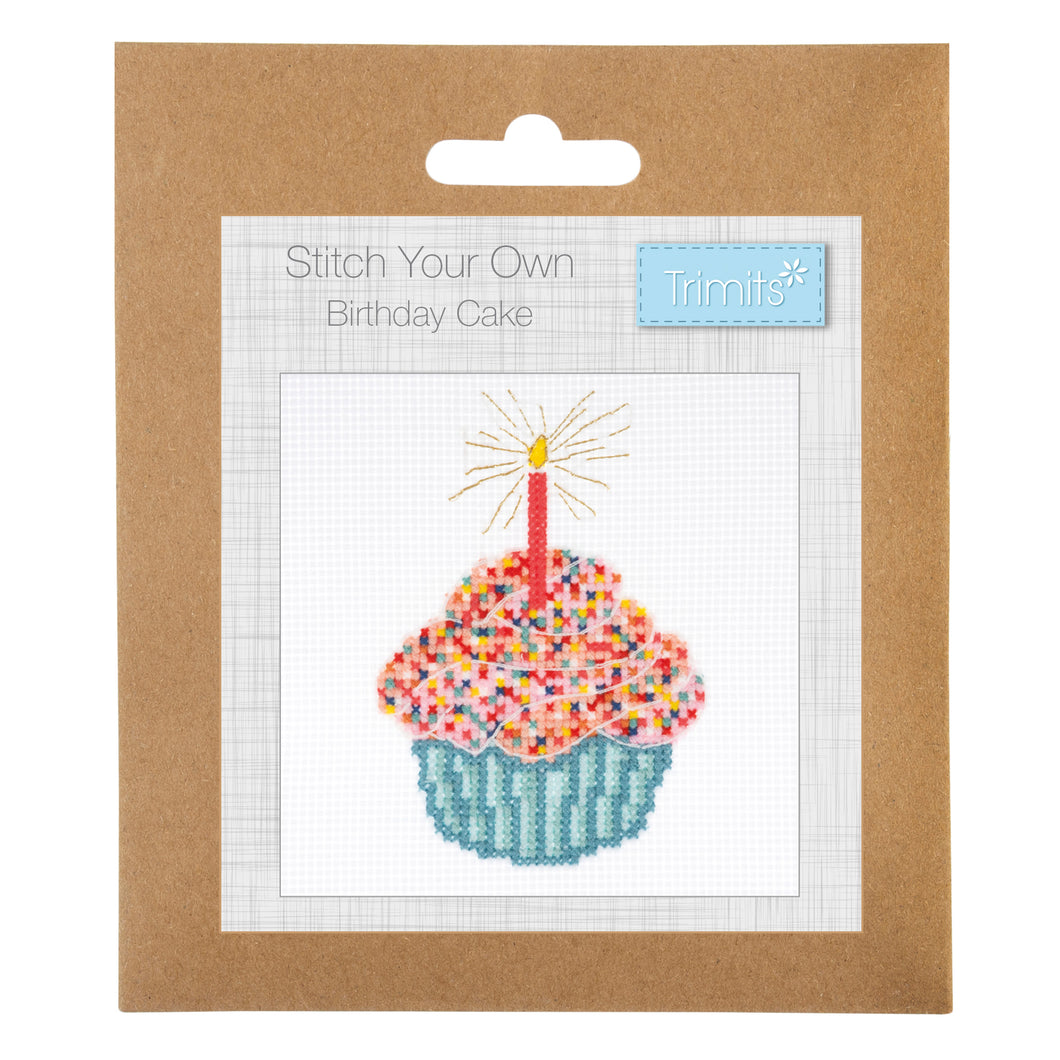 Cross Stitch - Birthday Cake