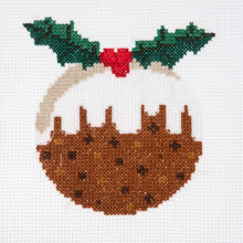 Load image into Gallery viewer, Christmas Cross Stitch - Christmas Pudding