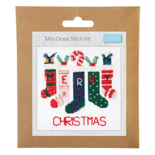 Load image into Gallery viewer, Christmas Cross Stitch - Christmas Stockings