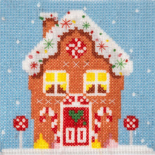 Load image into Gallery viewer, Christmas Cross Stitch - Gingerbread House