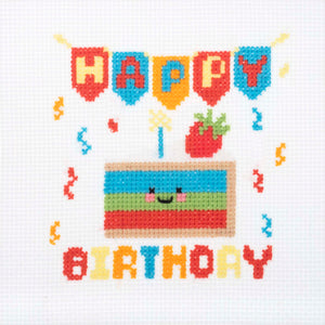 Cross Stitch - Happy Birthday