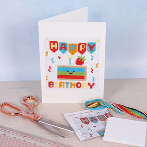 Cross Stitch - Happy Birthday