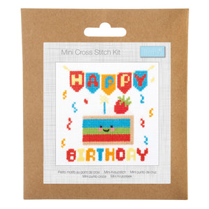 Cross Stitch - Happy Birthday