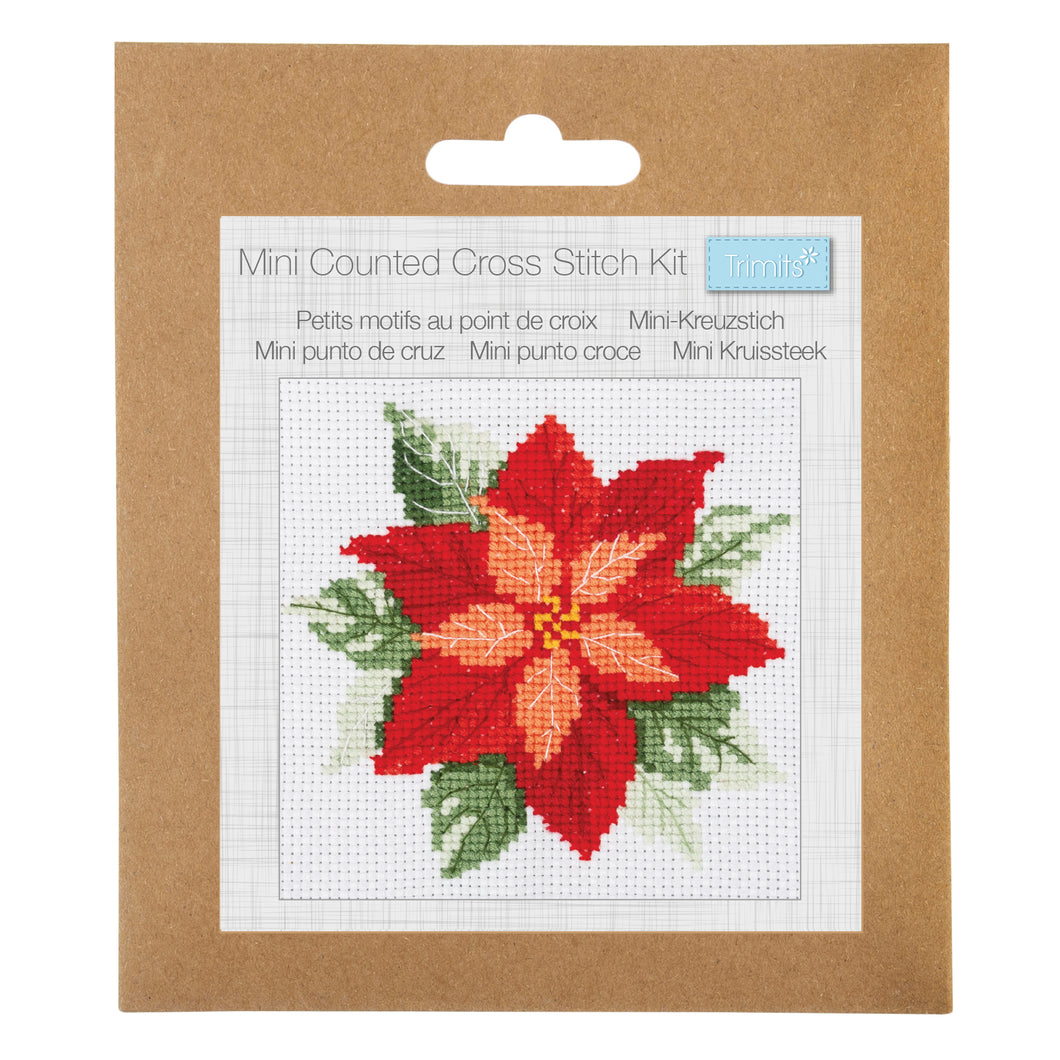 Cross Stitch - Poinsettia