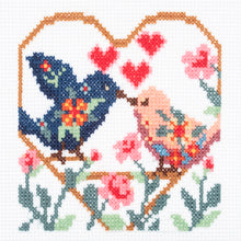 Load image into Gallery viewer, Cross Stitch - Love Birds - NEW