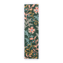 Load image into Gallery viewer, Cross Stitch - Bookmark - Floral Woodblock - NEW