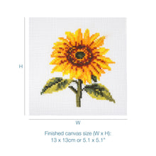 Load image into Gallery viewer, Printed Cross Stitch - Sunflower - NEW
