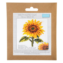 Load image into Gallery viewer, Printed Cross Stitch - Sunflower - NEW