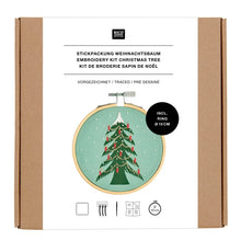 Load image into Gallery viewer, Christmas Embroidery Kit - Christmas Tree - NEW