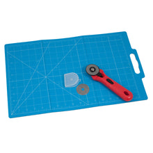 Load image into Gallery viewer, Folding Cutting Mat &amp; Rotary Cutter