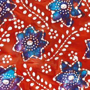 100% Cotton - Batik - Bold Floral