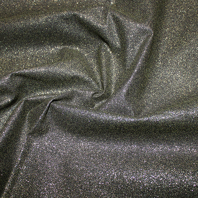 Glitter 100% Cotton - Gold/Black