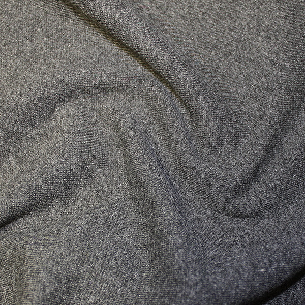 Cotton Jersey - Ribbed - Mid Grey