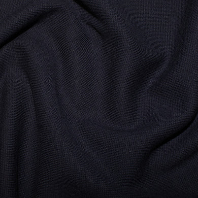 Cotton Jersey - Ribbed - Navy