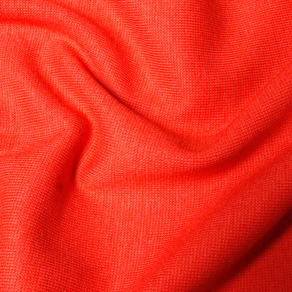 Cotton Jersey - Ribbed - Red