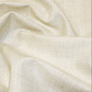 Linen Texture - Ivory - 100% Cotton