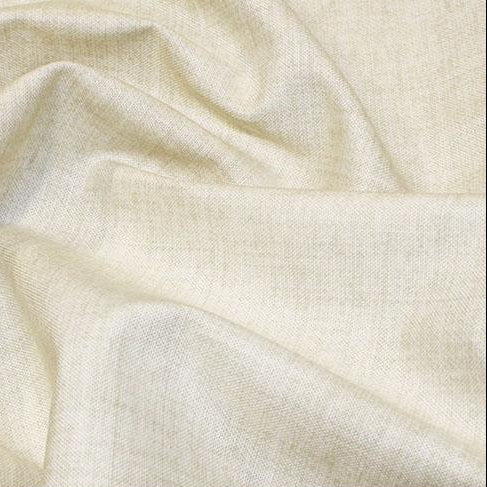 Linen Texture - Ivory - 100% Cotton