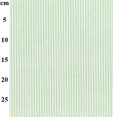 Linen Mix - Green Stripe