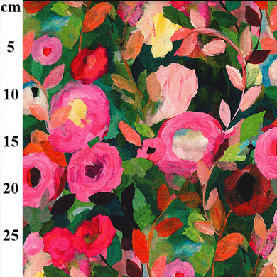 Pink Floral Viscose