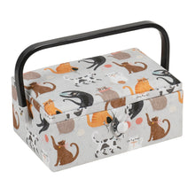 Load image into Gallery viewer, Sewing Box - Cats