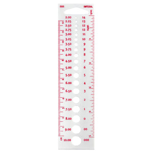 Knitting Needle Gauge