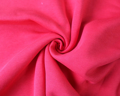 Sweatshirt Jersey Fabric - Red