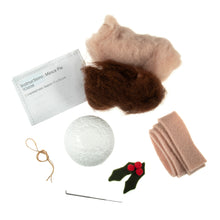Load image into Gallery viewer, Needle Felting Kit - Mince Pie