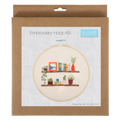 Embroidery Kit - Floral Shelf