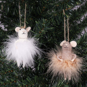 Needle Felting Kit- Fairy Duo Mice