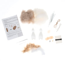 Load image into Gallery viewer, Needle Felting Kit- Fairy Duo Mice