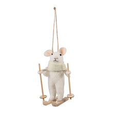 Load image into Gallery viewer, Needle Felting Kit- Winter Sports mice Duo