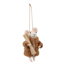 Load image into Gallery viewer, Needle Felting Kit- Winter Sports mice Duo
