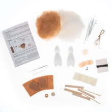 Load image into Gallery viewer, Needle Felting Kit- Winter Sports mice Duo