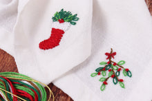 Load image into Gallery viewer, Washable Embroidery Transfer Paper: Christmas: 4 Designs