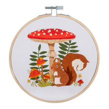 Load image into Gallery viewer, Embroidery Kit - Toadstool Squirrel - NEW