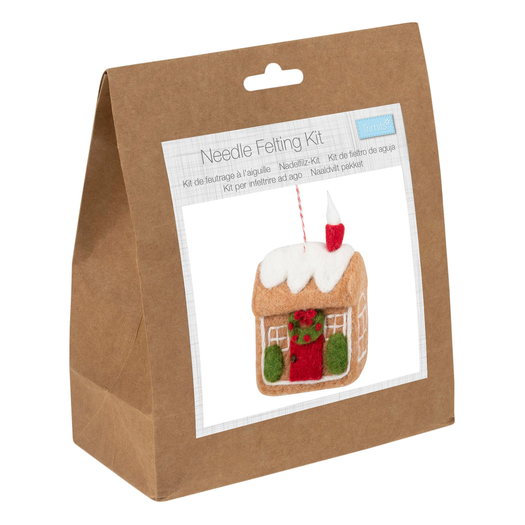Needle Felting Kit- Festive House