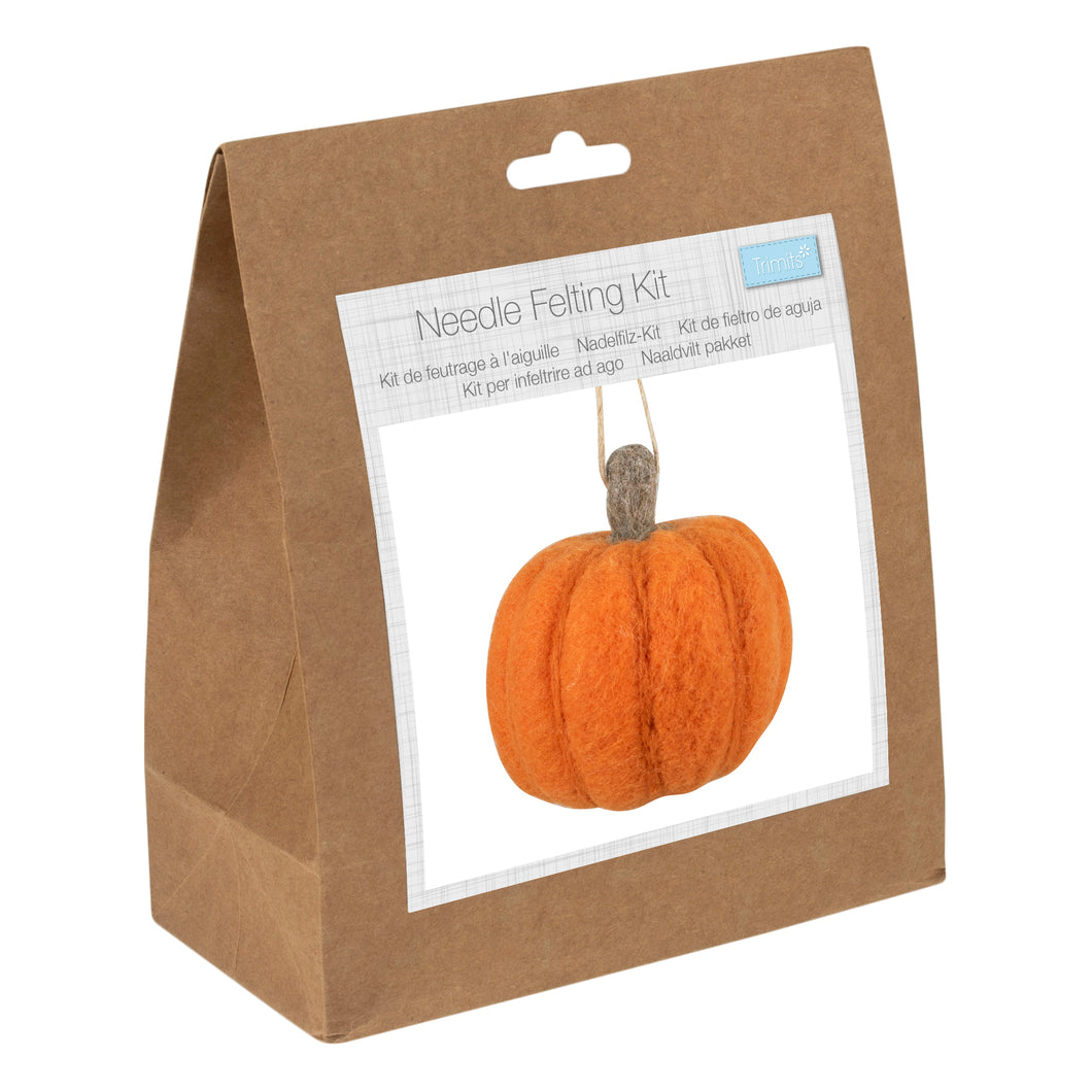 Needle Felting Kit- Pumpkin