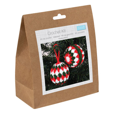 Crochet Kit - Festive Baubles