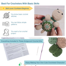 Load image into Gallery viewer, Amigarumi Crochet Kit - Tortoise - NEW