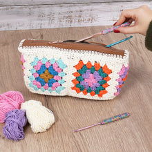 Load image into Gallery viewer, Crochet Kit - Granny Squares - Bag With Zip - NEW