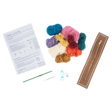 Load image into Gallery viewer, Crochet Kit - Granny Squares - Bag With Zip - NEW